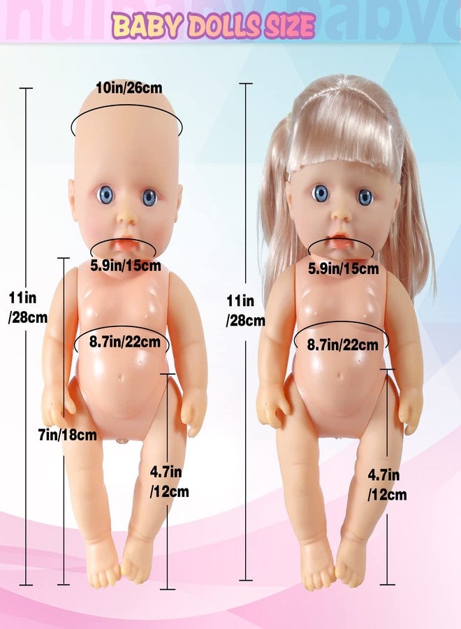 WONDOLL 19Pcs 8-10-inch-Doll-Clothes-Accessories Baby-Doll-Clothes Costumes Outfits Christmas Birthday Gift for Little Girl - Image 5
